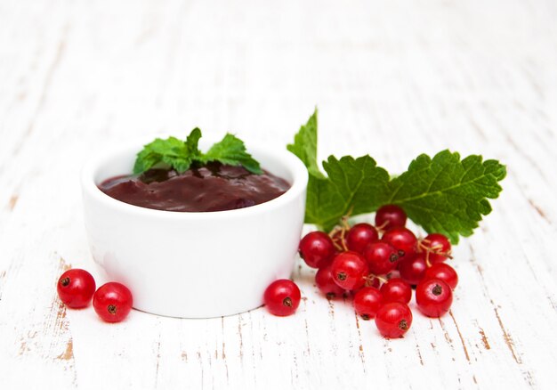 Redcurrants jam