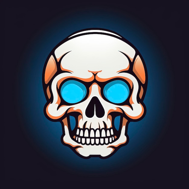 写真 頭蓋骨の形をしたredditのロゴ