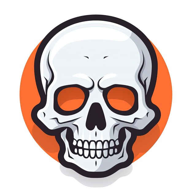 reddit logo in the shape of a skull