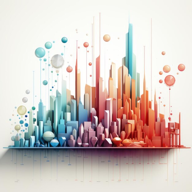Premium AI Image  Redefining Urban Landscapes Unveiling the Evolution 