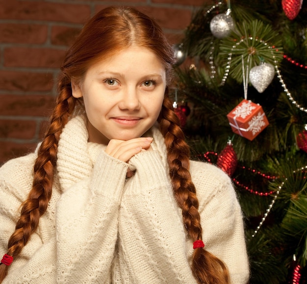 Redhair natale donna spirito mela