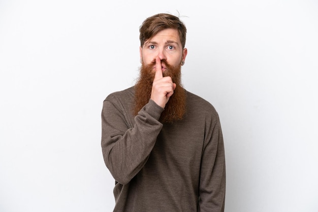 Redhead man with beard