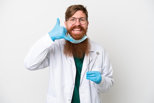 Redhead man with beard