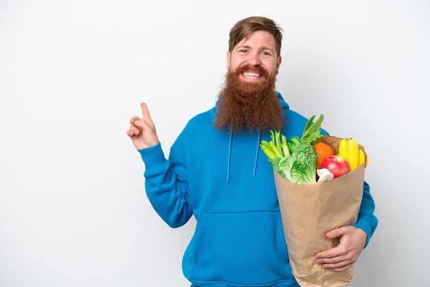 Redhead man with beard