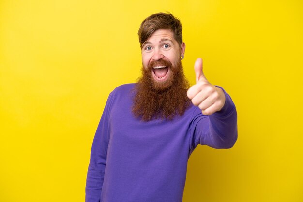 Redhead man with beard