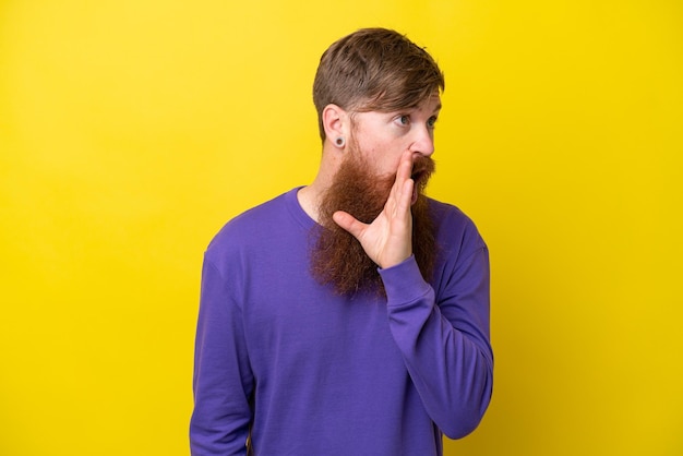 Redhead man with beard