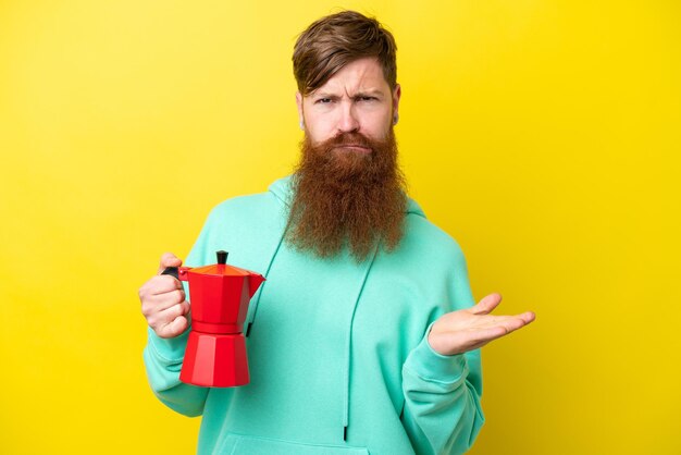 Foto uomo rosso con la barba