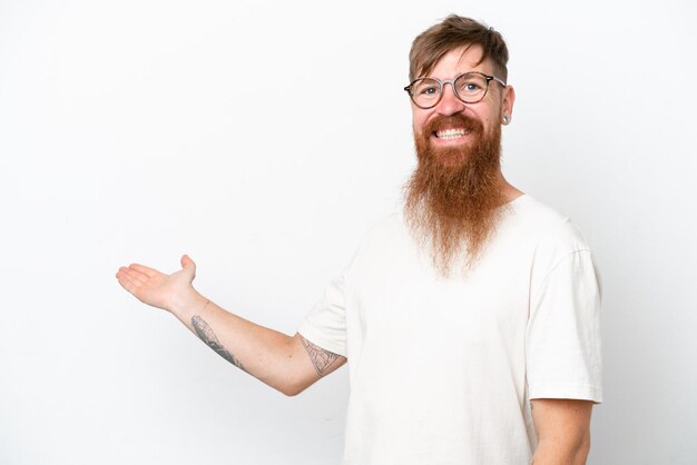 Redhead man with beard