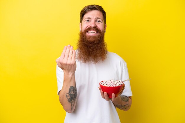 Redhead man with beard