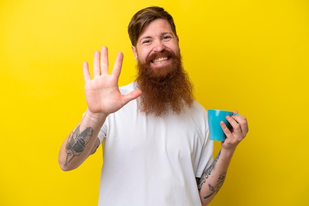 Redhead man with beard