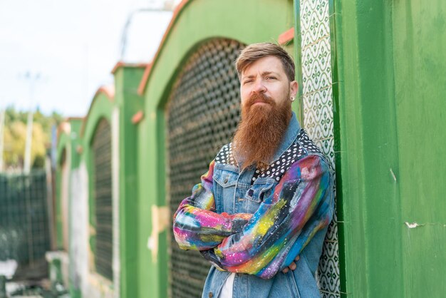 Redhead man with beard