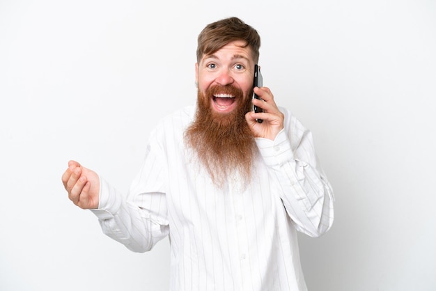 Redhead man with beard