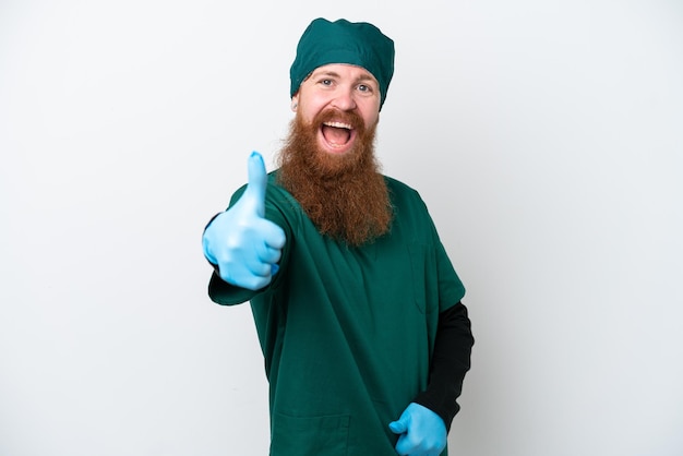 Redhead man with beard