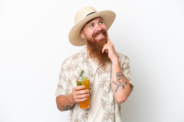 Redhead man with beard