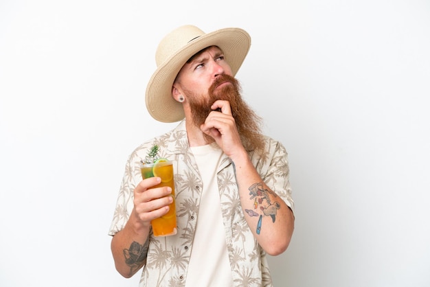 Redhead man with beard