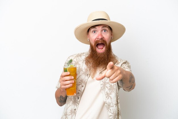 Redhead man with beard