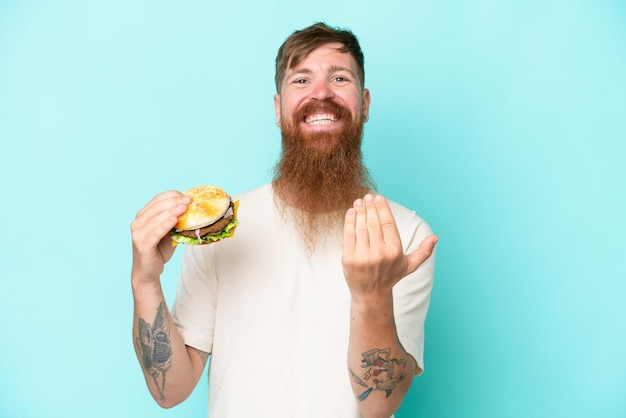 Redhead man with beard