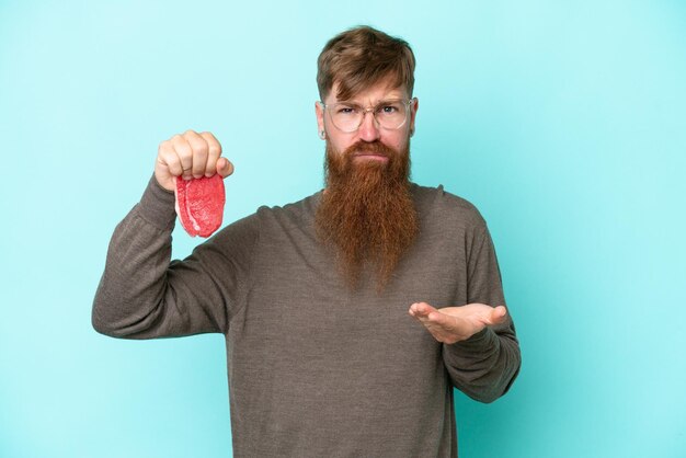 Redhead man with beard