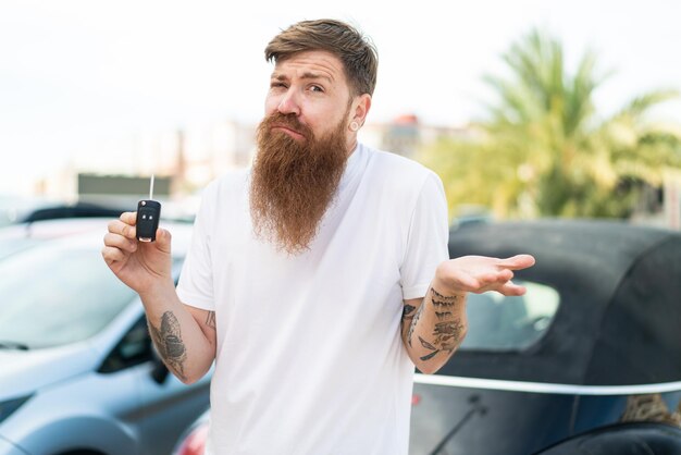 Redhead man with beard