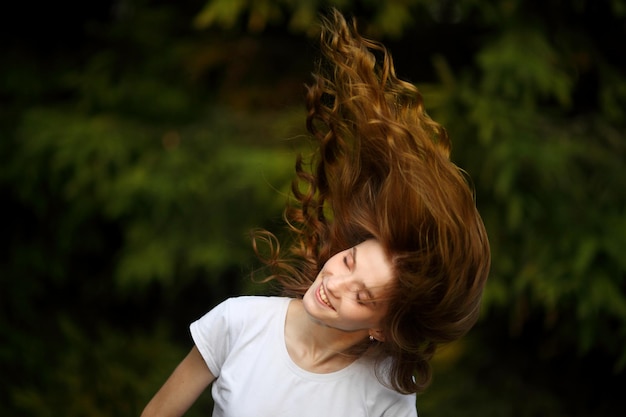 Redhead skinny girl