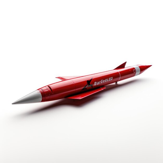 Redline Torpedo Barb isolated on white background Generative AI