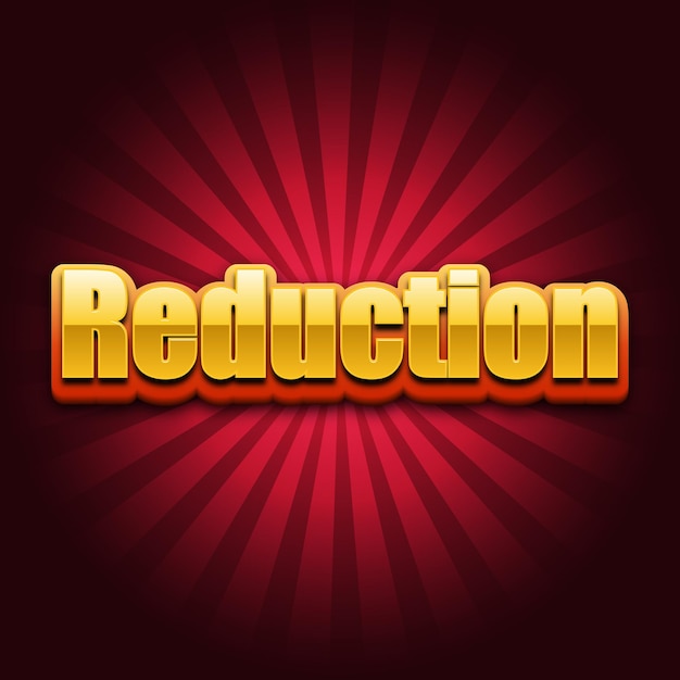 Reduction Text effect Gold JPG attractive background card photo