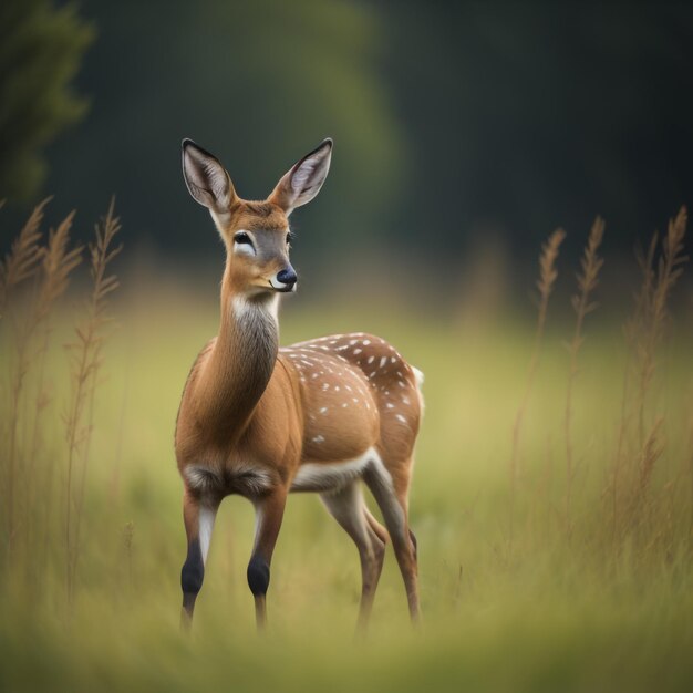 Photo reed deer