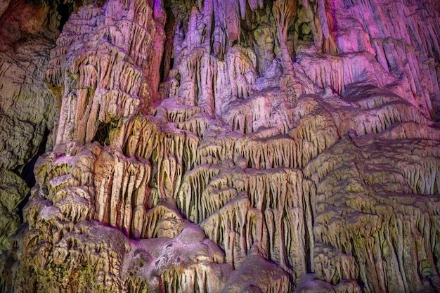 Reed Flute Cave an underground cave in Guilin China