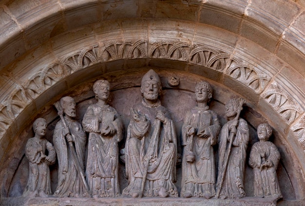 Foto reeks religieuze karakters in de kerk