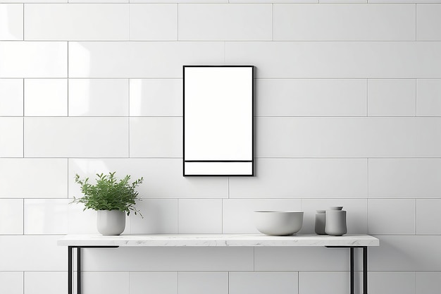 Отражайте свой стиль зеркальные стеновые плитки макет