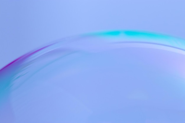 reflecties in een blauwe zeepbel