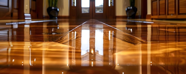 Reflections on Polished Floor