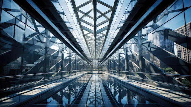 Reflective Glass Ceiling