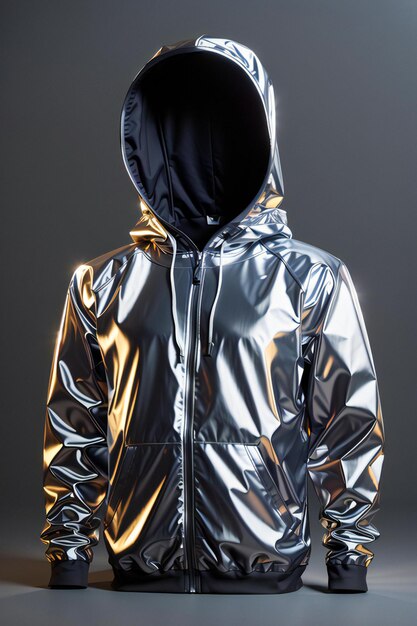 Reflective Hoodie Mockup Enhance Visibility in LowLight