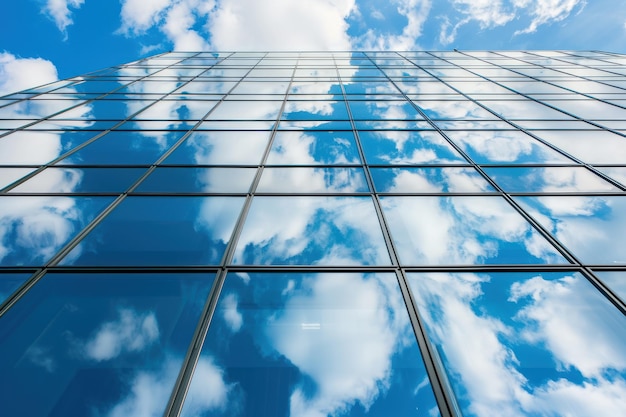 Reflective skyscrapers