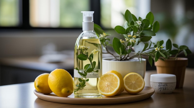 Refreshing citrus home cleaning spray