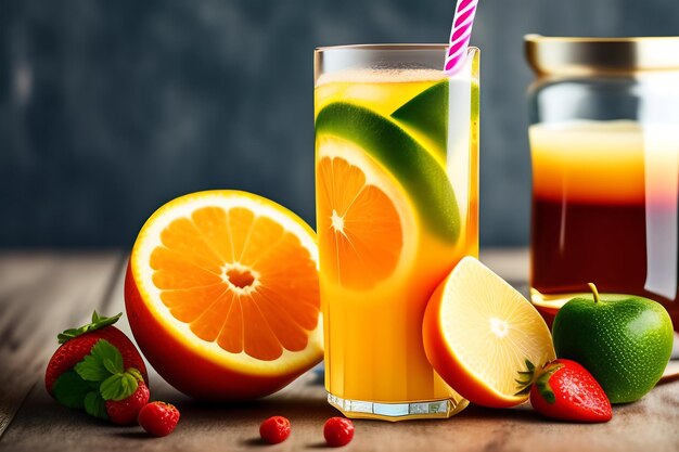 Refreshing and healthy drink