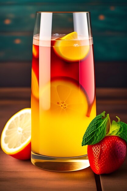 Refreshing and healthy drink