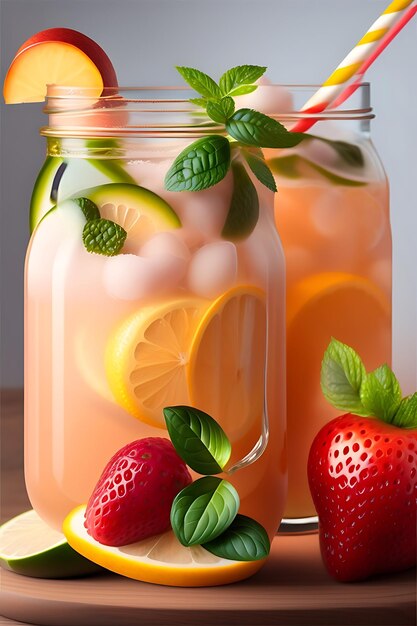 Refreshing and healthy drink