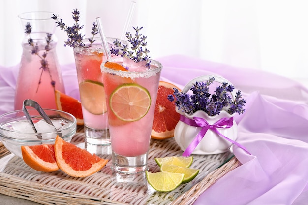 Refreshing lavender paloma