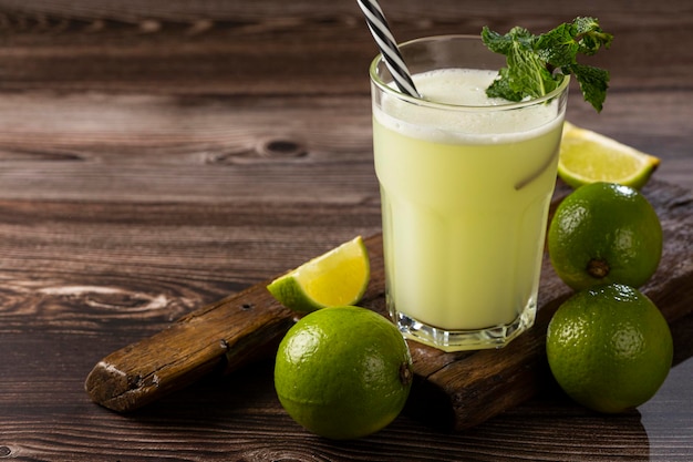 Refreshing lemonade with mint Lemonade summer drink