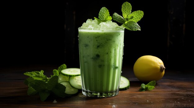 Refreshing Minty Cucumber Shake