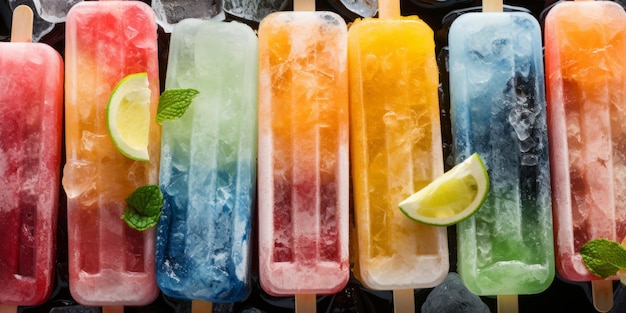 Foto un rinfresco in una giornata di sole un delizioso bar di gelati vicino alla piscina