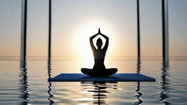 Refreshing Water Yoga Poses