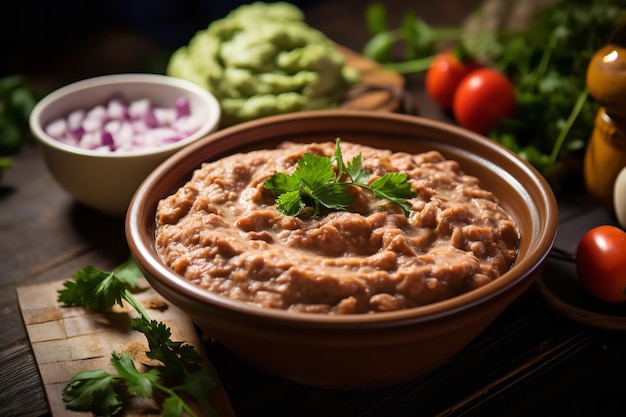 Refried Beans Mexican Recipe