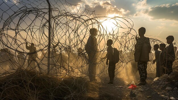 refugee border fence