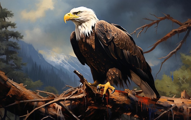 The Regal Bald Eagle as Sky Guardian