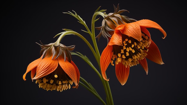 Photo regal beauty crown imperial flower fritillaria imperialis