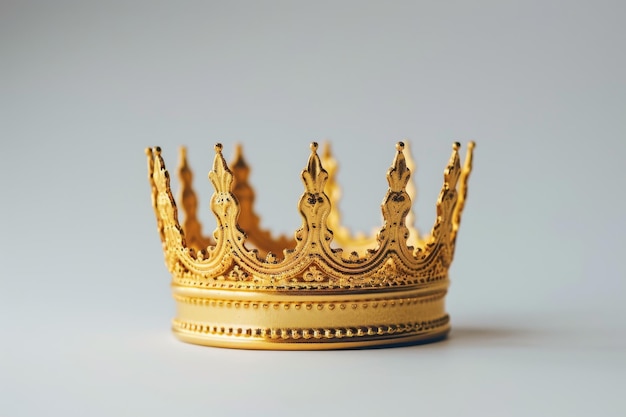 A Regal and Elegant Golden Crown