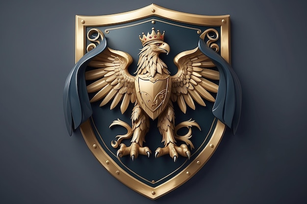 Regal Griffin Logo Template Protection and Guardianship